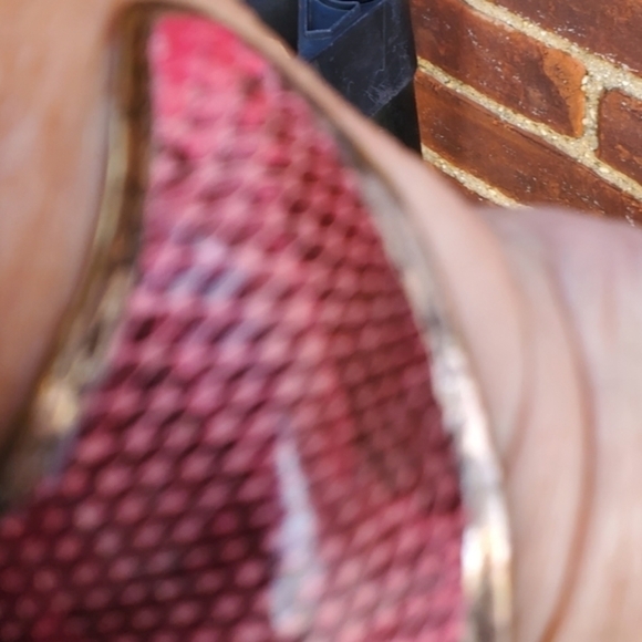 Vintage Elodia Texas Snakeskin Modernist cuff - Picture 5 of 13